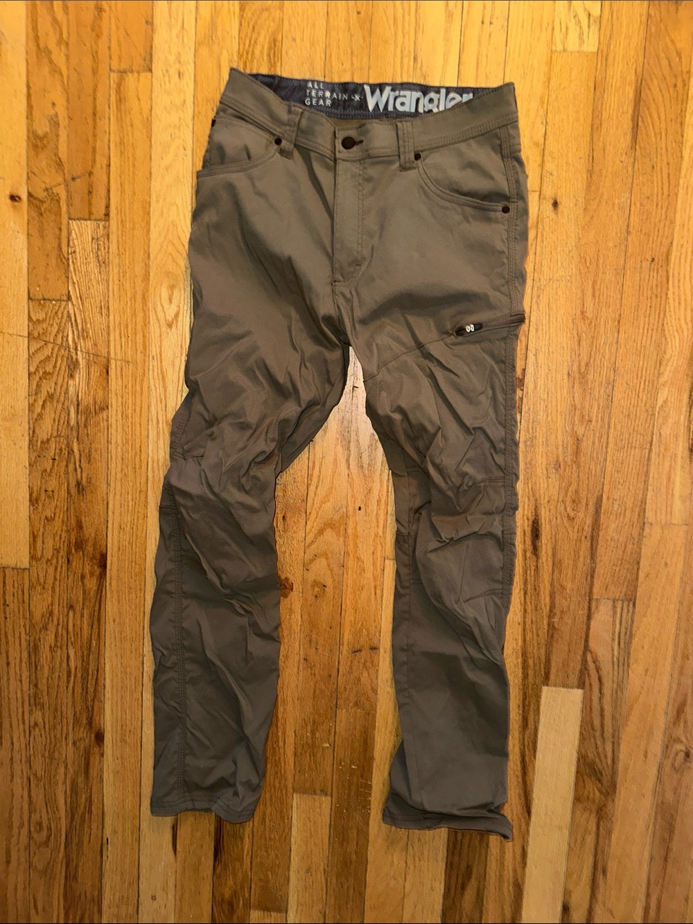 🫐3/ $25 SALE - Wrangler 32X32 all-terrain  x gear Men's Olive Green Cargo Pants